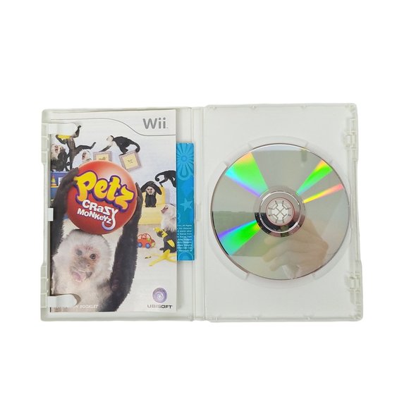 Nintendo Wii Petz Crazy Monkeyz Video Game Jewel Case Complete Manual Works - Picture 4 of 9